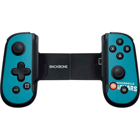 NFL Jacksonville Jaguars Distressed Backbone One for iPhone Game Controller Skin