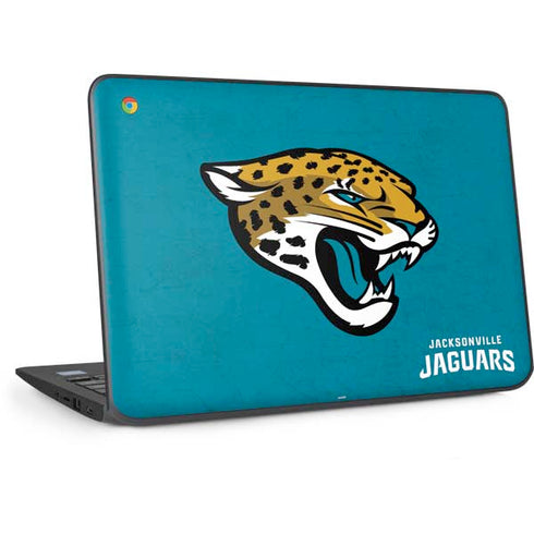 NFL Jacksonville Jaguars Distressed HP Chromebook Skin
