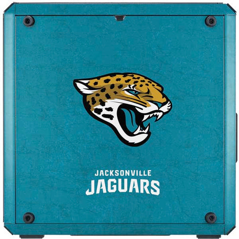 NFL Jacksonville Jaguars Distressed Cooler Master MasterBox Q300L Mini Tower Skin