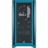 NFL Jacksonville Jaguars Distressed Corsair 4000D Tempered Glass Mid-Tower ATX Case Skin