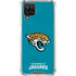 NFL Jacksonville Jaguars Distressed Galaxy A12 Clear Case