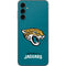 NFL Jacksonville Jaguars Teal Distressed Galaxy A14 5G Skin