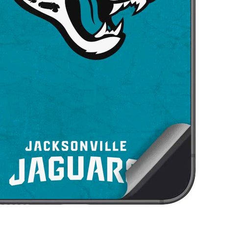 NFL Jacksonville Jaguars Distressed Galaxy A14 5G Skin