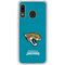 NFL Jacksonville Jaguars Distressed Galaxy A20 Clear Case