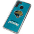 NFL Jacksonville Jaguars Distressed Galaxy A21 Clear Case