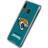 NFL Jacksonville Jaguars Teal Distressed Galaxy A30 Clear Case