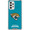 NFL Jacksonville Jaguars Distressed Galaxy A53 5G Clear Case
