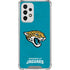 NFL Jacksonville Jaguars Distressed Galaxy A53 5G Clear Case