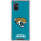 NFL Jacksonville Jaguars Distressed Galaxy A71 5G Clear Case