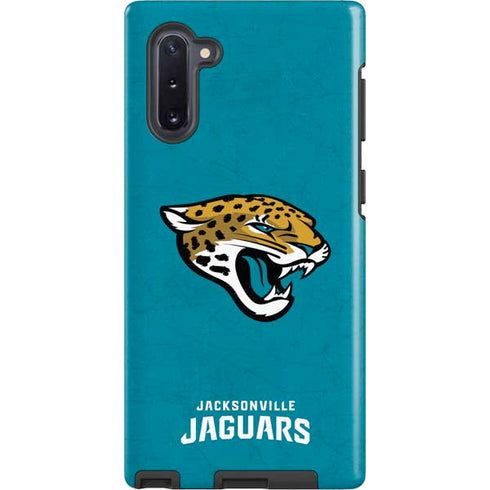 NFL Jacksonville Jaguars Distressed Galaxy Note 10 Pro Case