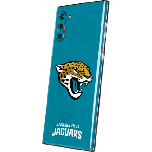 NFL Jacksonville Jaguars Distressed Galaxy Note 10 Skin