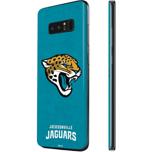 NFL Jacksonville Jaguars Distressed Galaxy Note 8 Skin