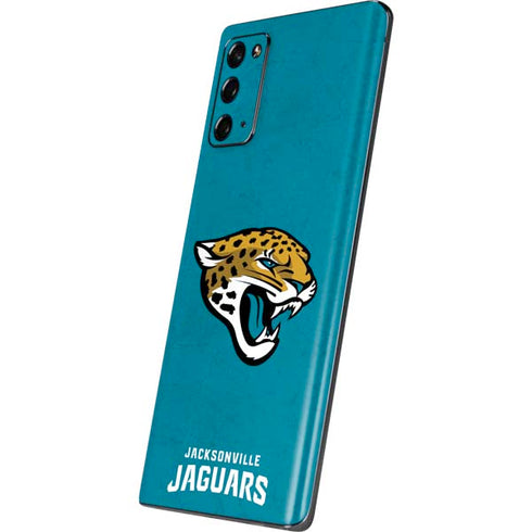 NFL Jacksonville Jaguars Distressed Galaxy Note20 5G Skin