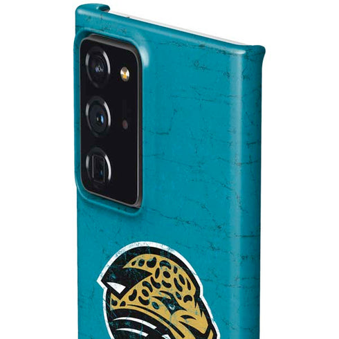 NFL Jacksonville Jaguars Distressed Galaxy Note20 Ultra 5G Lite Case