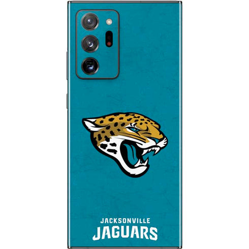 NFL Jacksonville Jaguars Distressed Galaxy Note20 Ultra 5G Skin