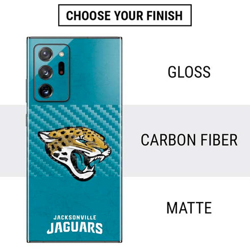NFL Jacksonville Jaguars Distressed Galaxy Note20 Ultra 5G Skin