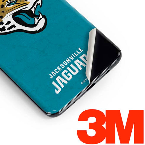 NFL Jacksonville Jaguars Distressed Galaxy S10 Plus Skin