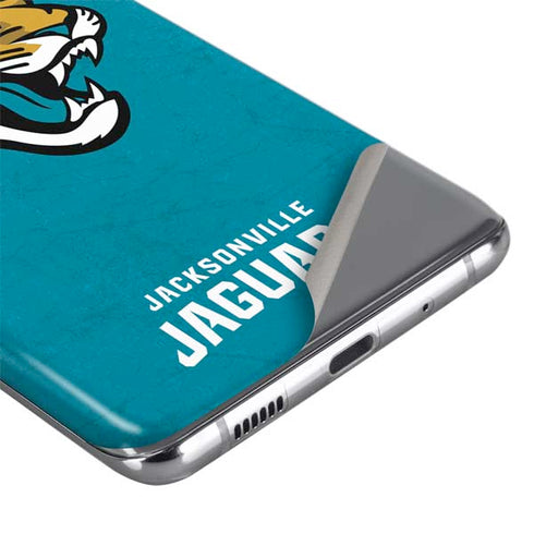 NFL Jacksonville Jaguars Distressed Galaxy S20 Plus Skin