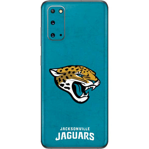 NFL Jacksonville Jaguars Distressed Galaxy S20 Skin