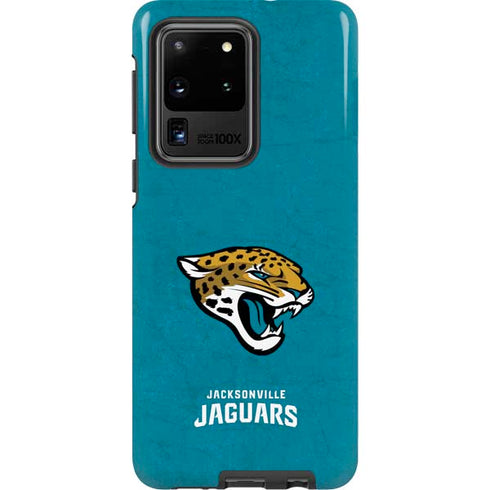 NFL Jacksonville Jaguars Distressed Galaxy S20 Ultra 5G Pro Case