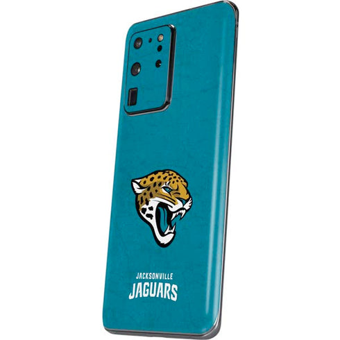 NFL Jacksonville Jaguars Distressed Galaxy S20 Ultra 5G Skin