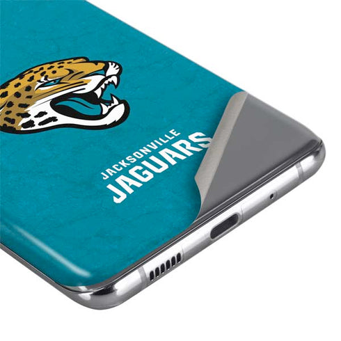NFL Jacksonville Jaguars Distressed Galaxy S20 Ultra 5G Skin