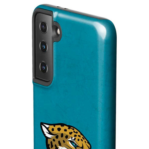 NFL Jacksonville Jaguars Distressed Galaxy S21 FE Pro Case
