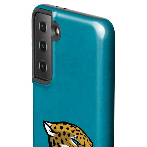NFL Jacksonville Jaguars Distressed Galaxy S21 Plus 5G Pro Case