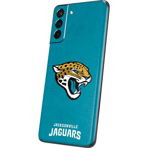 NFL Jacksonville Jaguars Distressed Galaxy S21 Plus 5G Skin