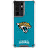 NFL Jacksonville Jaguars Distressed Galaxy S21 Ultra 5G Clear Case