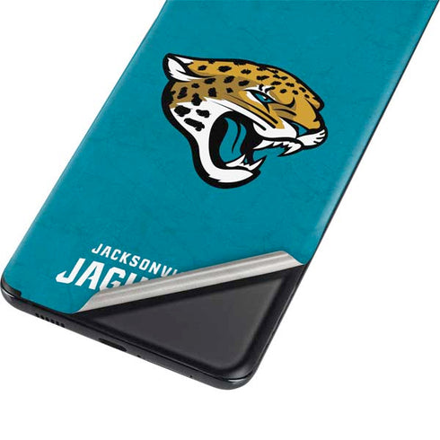 NFL Jacksonville Jaguars Distressed Galaxy S21 Ultra 5G Skin