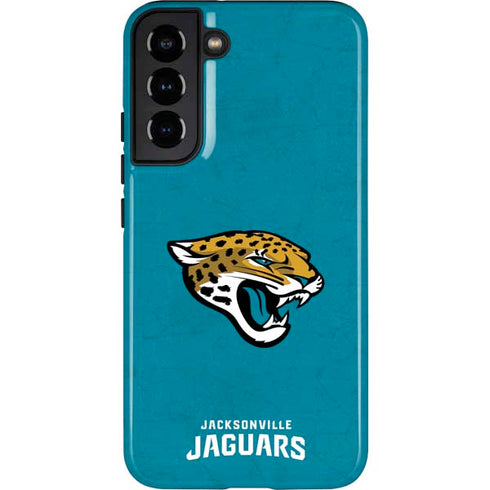 NFL Jacksonville Jaguars Distressed Galaxy S22 Plus Pro Case