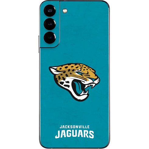 NFL Jacksonville Jaguars Distressed Galaxy S22 Plus Skin