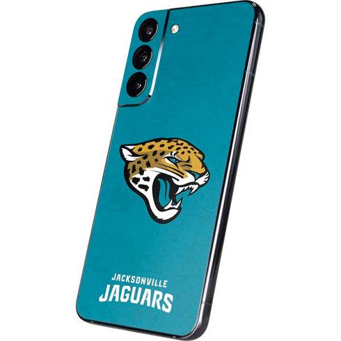 NFL Jacksonville Jaguars Distressed Galaxy S22 Plus Skin