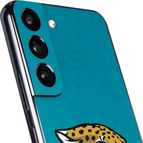 NFL Jacksonville Jaguars Distressed Galaxy S22 Skin