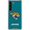NFL Jacksonville Jaguars Teal Distressed Galaxy S23 Clear Case