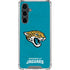 NFL Jacksonville Jaguars Distressed Galaxy S23 FE Clear Case
