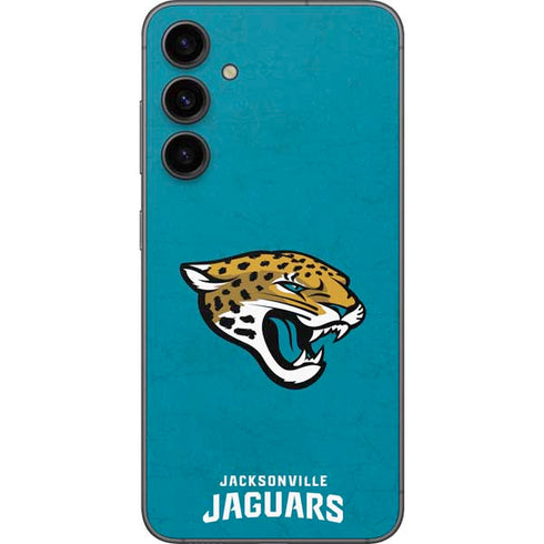 NFL Jacksonville Jaguars Distressed Galaxy S23 FE Skin