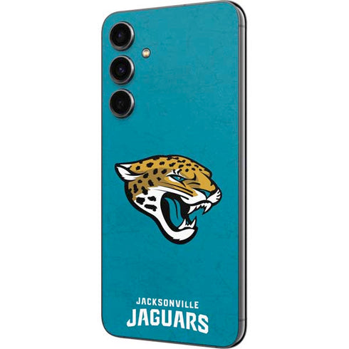 NFL Jacksonville Jaguars Distressed Galaxy S23 FE Skin