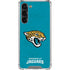 NFL Jacksonville Jaguars Distressed Galaxy S23 Plus Clear Case