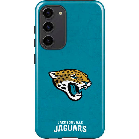 NFL Jacksonville Jaguars Distressed Galaxy S23 Plus Pro Case