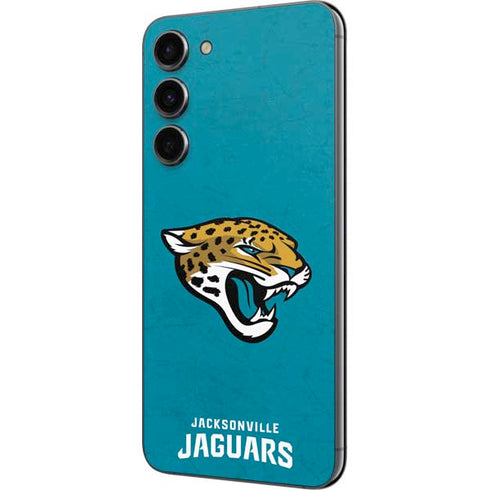 NFL Jacksonville Jaguars Distressed Galaxy S23 Plus Skin