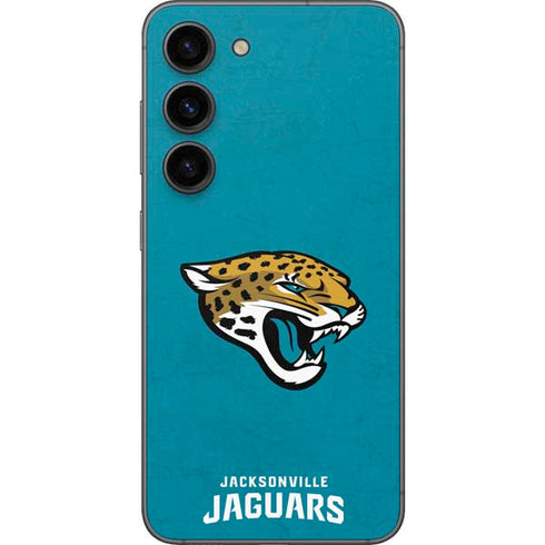 NFL Jacksonville Jaguars Distressed Galaxy S23 Skin