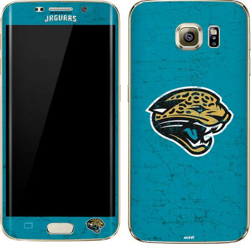 NFL Jacksonville Jaguars Distressed Galaxy S7 Edge Skin