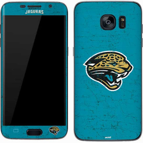 NFL Jacksonville Jaguars Distressed Galaxy S7 Skin