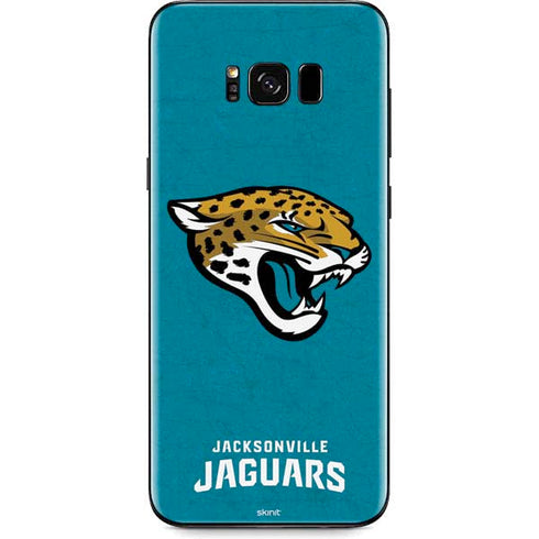 NFL Jacksonville Jaguars Distressed Galaxy S8 Skin
