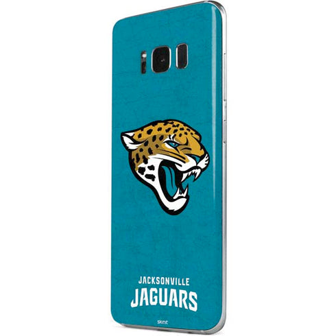 NFL Jacksonville Jaguars Distressed Galaxy S8 Skin