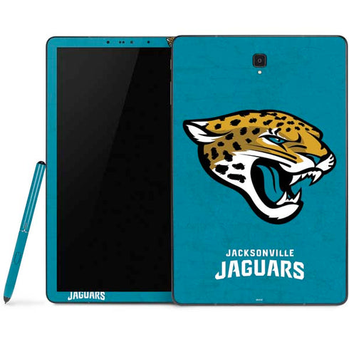 NFL Jacksonville Jaguars Distressed Samsung Galaxy Tab Skin