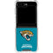 NFL Jacksonville Jaguars Distressed Galaxy Z Flip5 5G Clear Case