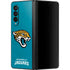 NFL Jacksonville Jaguars Distressed Galaxy Z Fold3 5G Skin